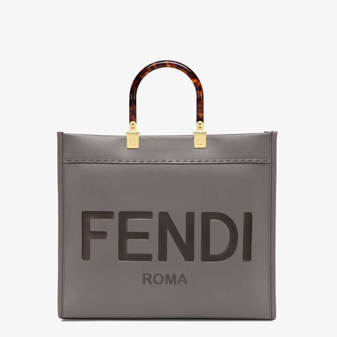 FENDI SUNSHINE TOTE UNBOXING, BAG REVIEW AND TRY-ON WITH DIOR STRAP 