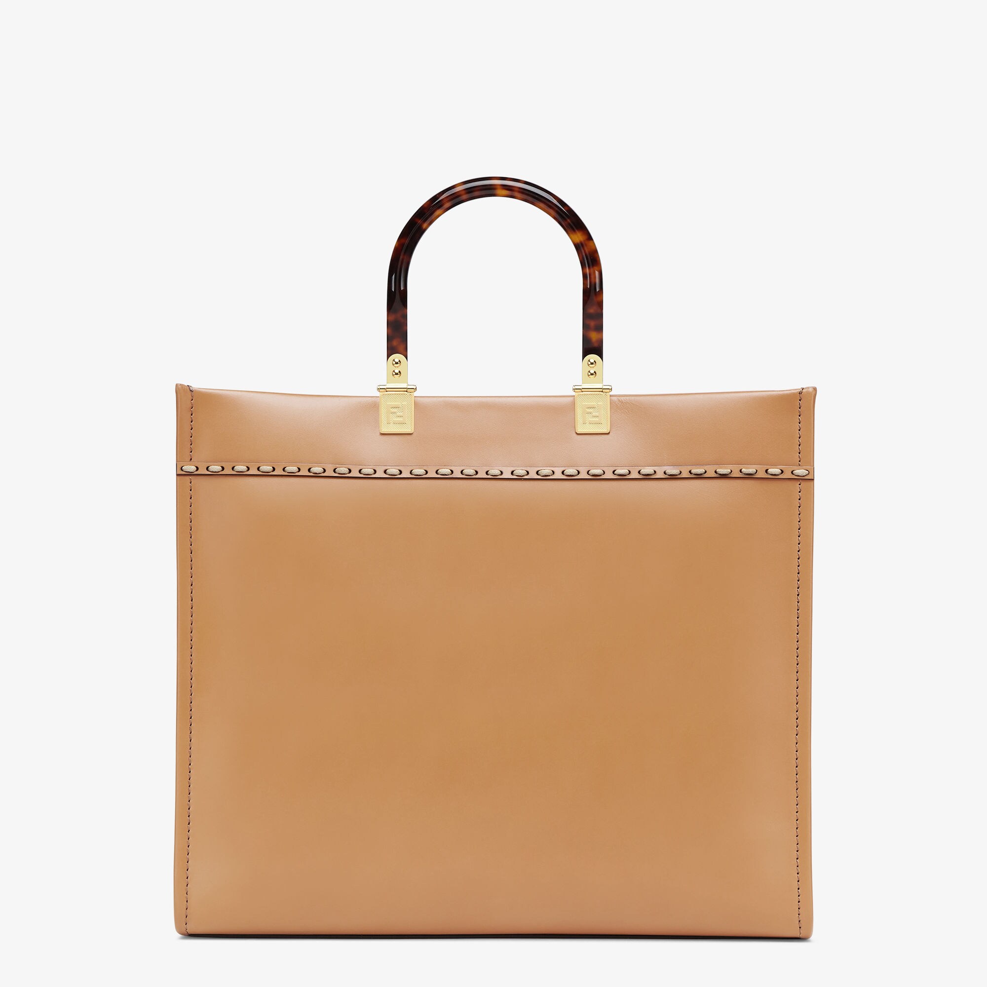 Fendi Roma 2Way Vitello Embossed Yellow Leather Crossbody