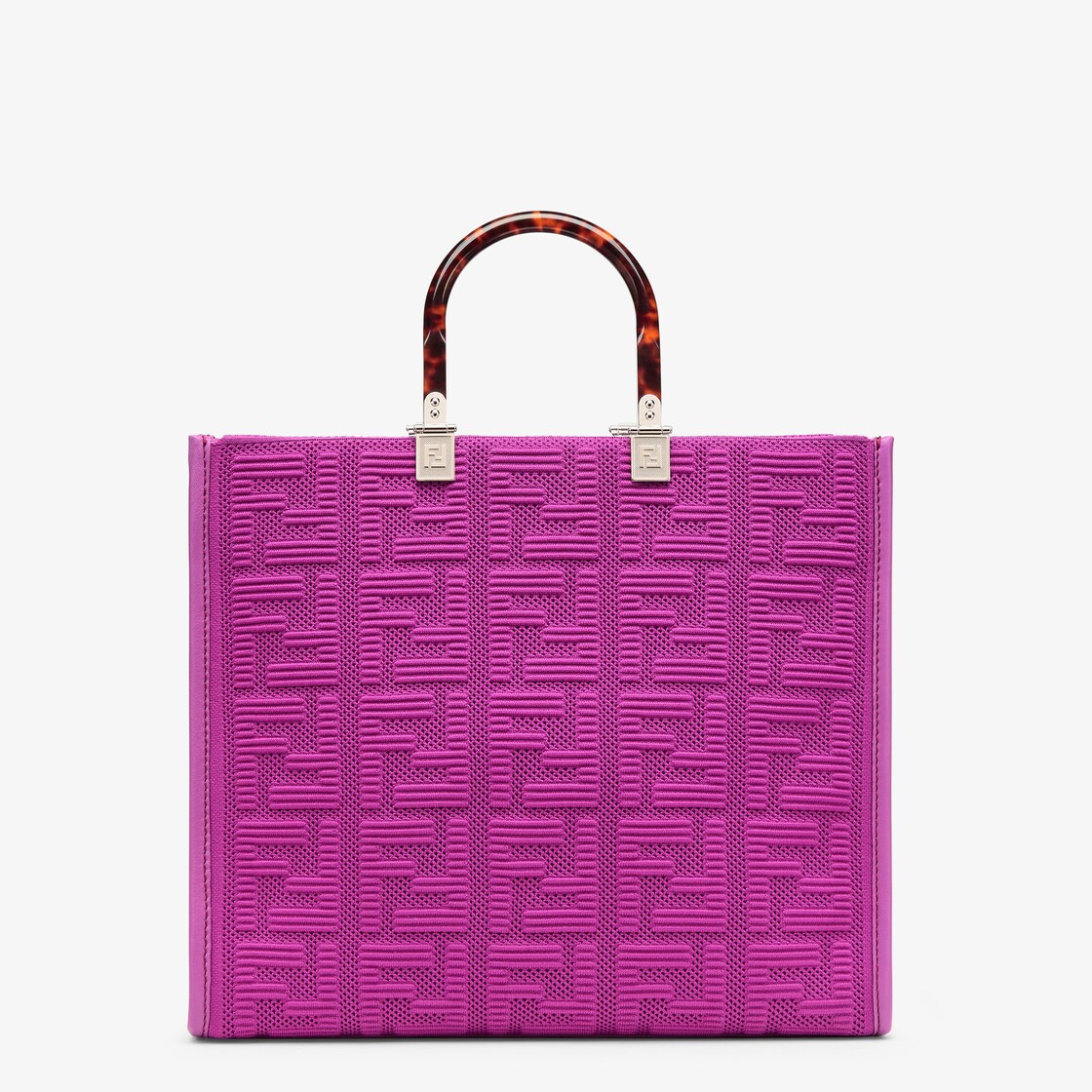 Fendi Sunshine Medium Purple FF fabric shopper Fendi