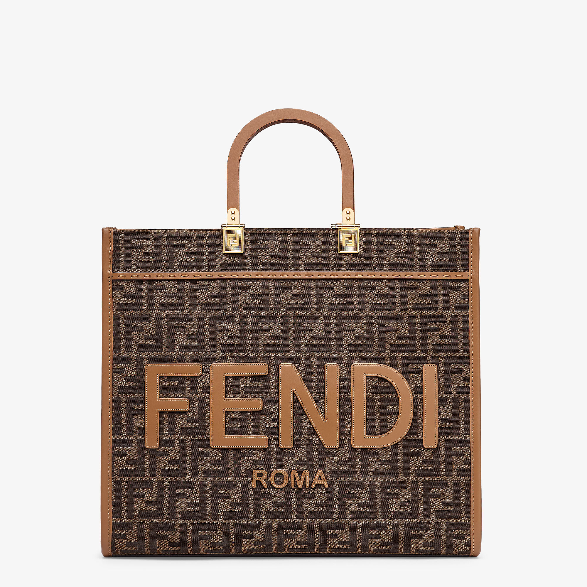 国内発 すぐ届くFENDI フェンディー ロゴ レザー トート (FENDI
