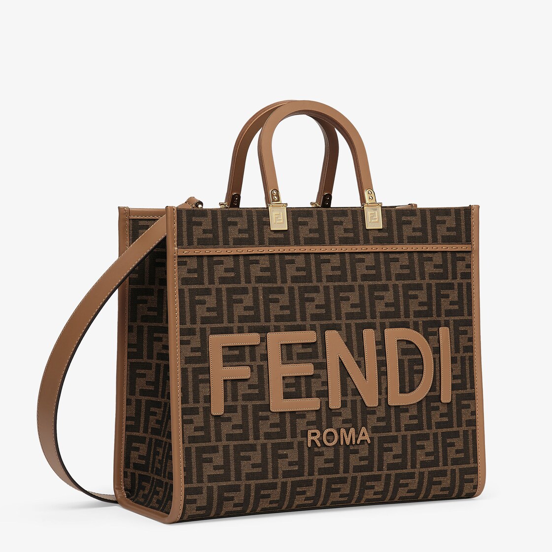 حقيبة Fendi Sunshine بحجم متوسط