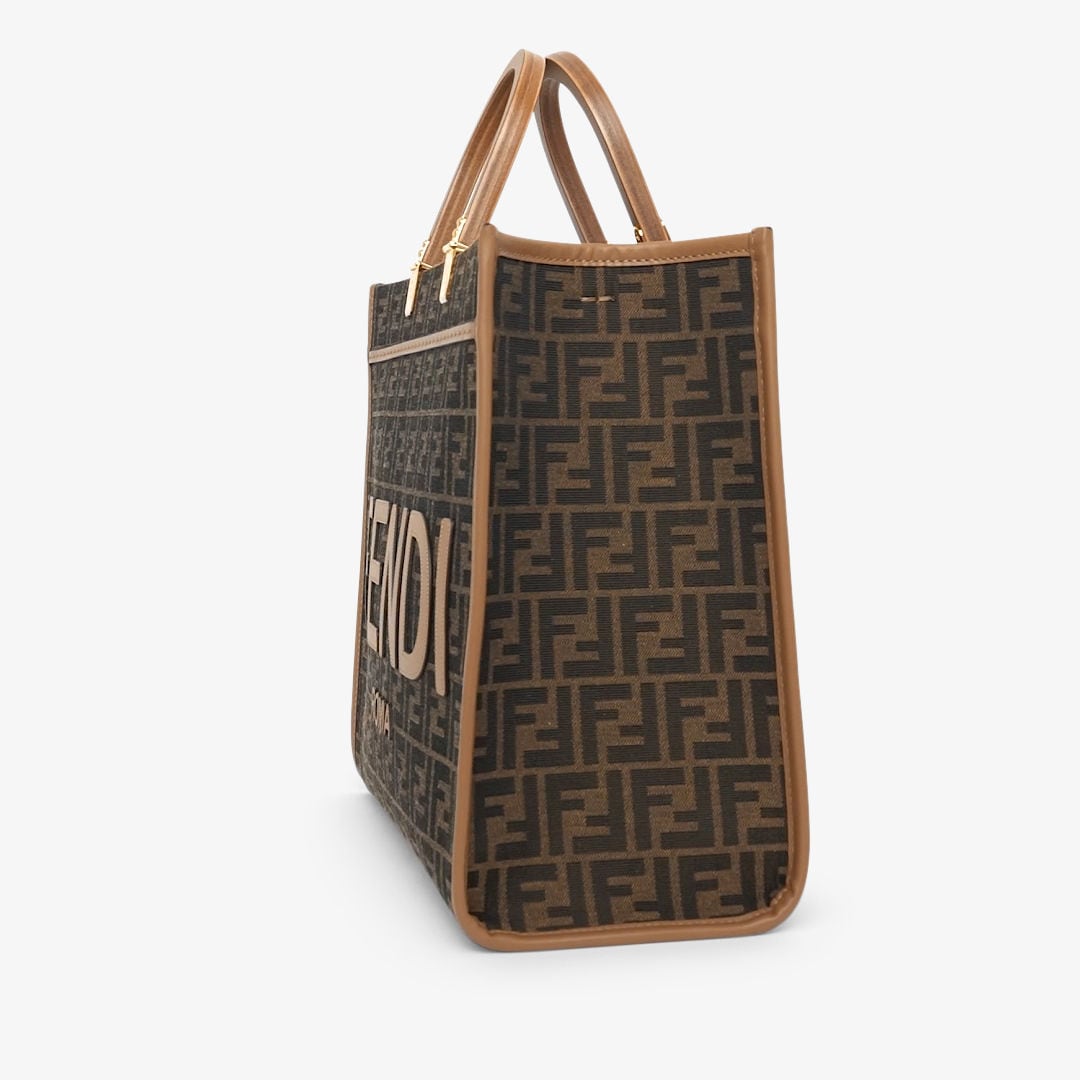 Fendi Sunshine Medium Fabric Brown | Fendi Fendi Sunshine Medium Fabric Brown | Fendi