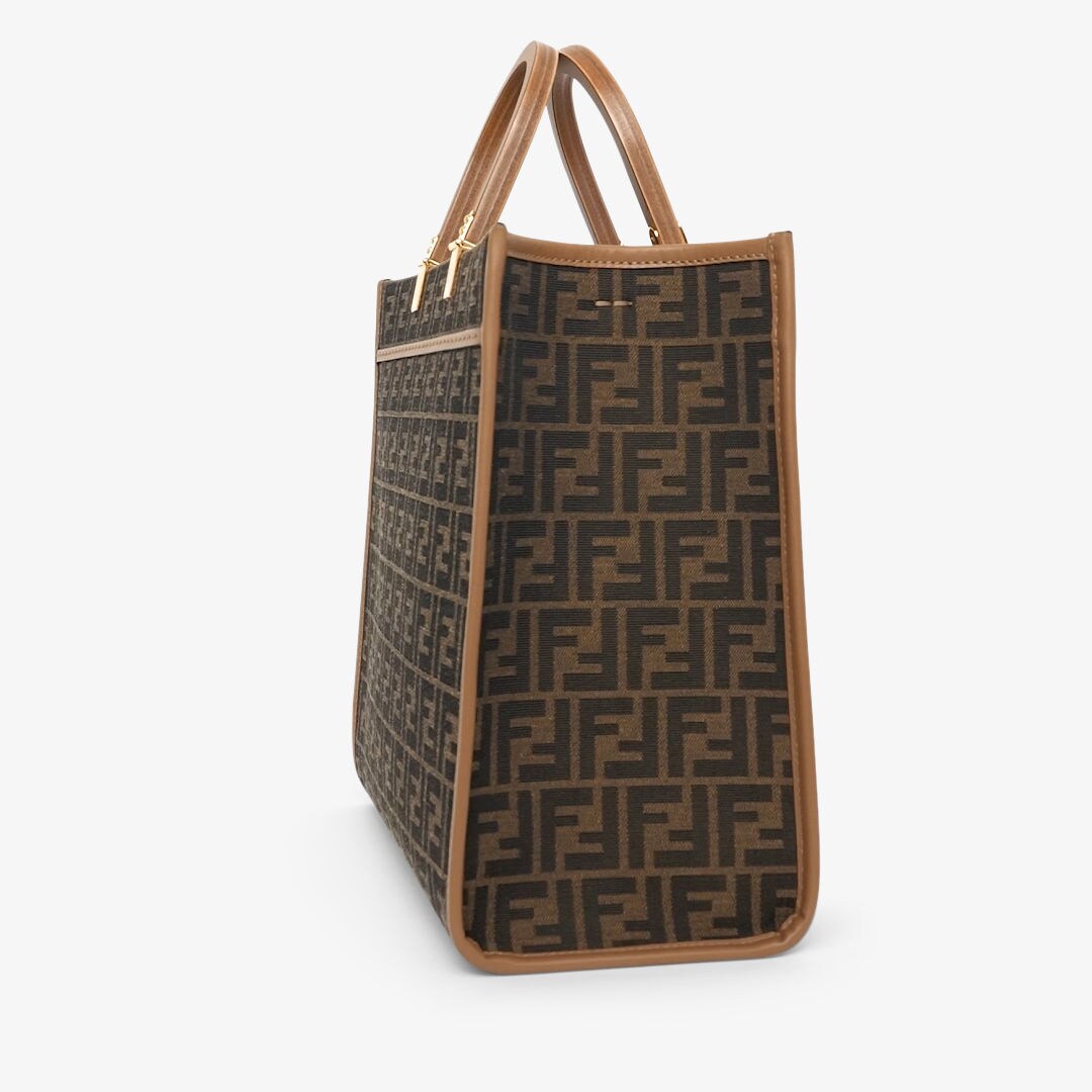 Fendi Sunshine Small Fabric Brown