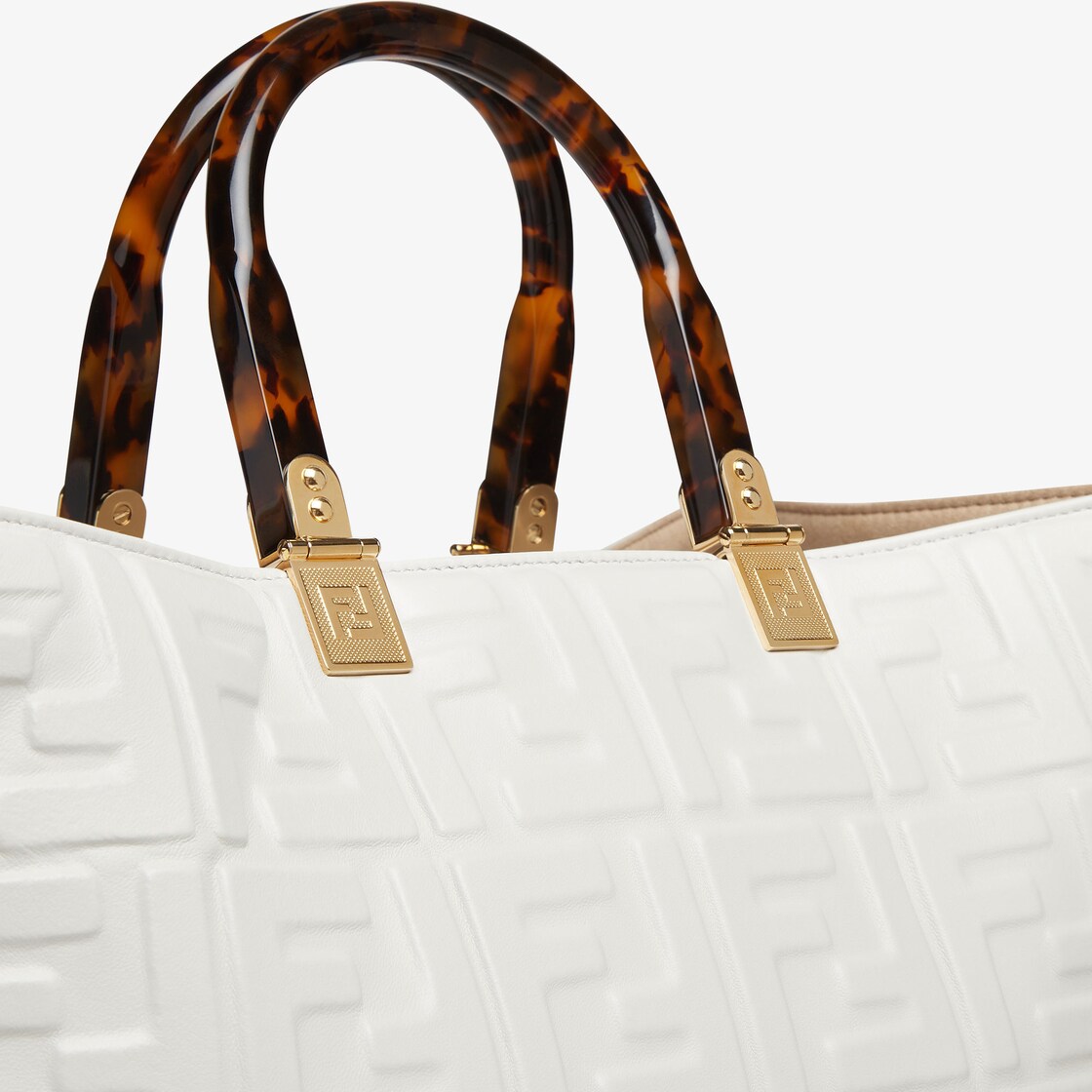 Fendi Sunshine Raffia Tote Bag