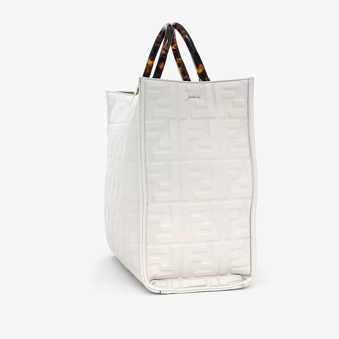 Fendi Sunshine Medium Leather White | Fendi Fendi Sunshine Medium Leather White | Fendi