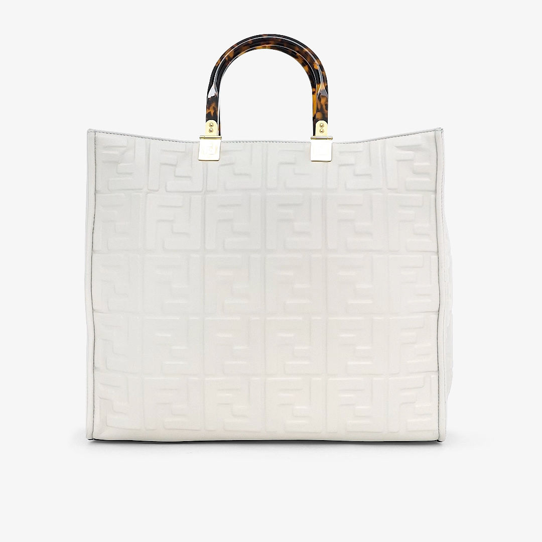 フェンディ サンシャイン ミディアム レザー ホワイト | Fendi フェンディ サンシャイン ミディアム レザー ホワイト | Fendi
