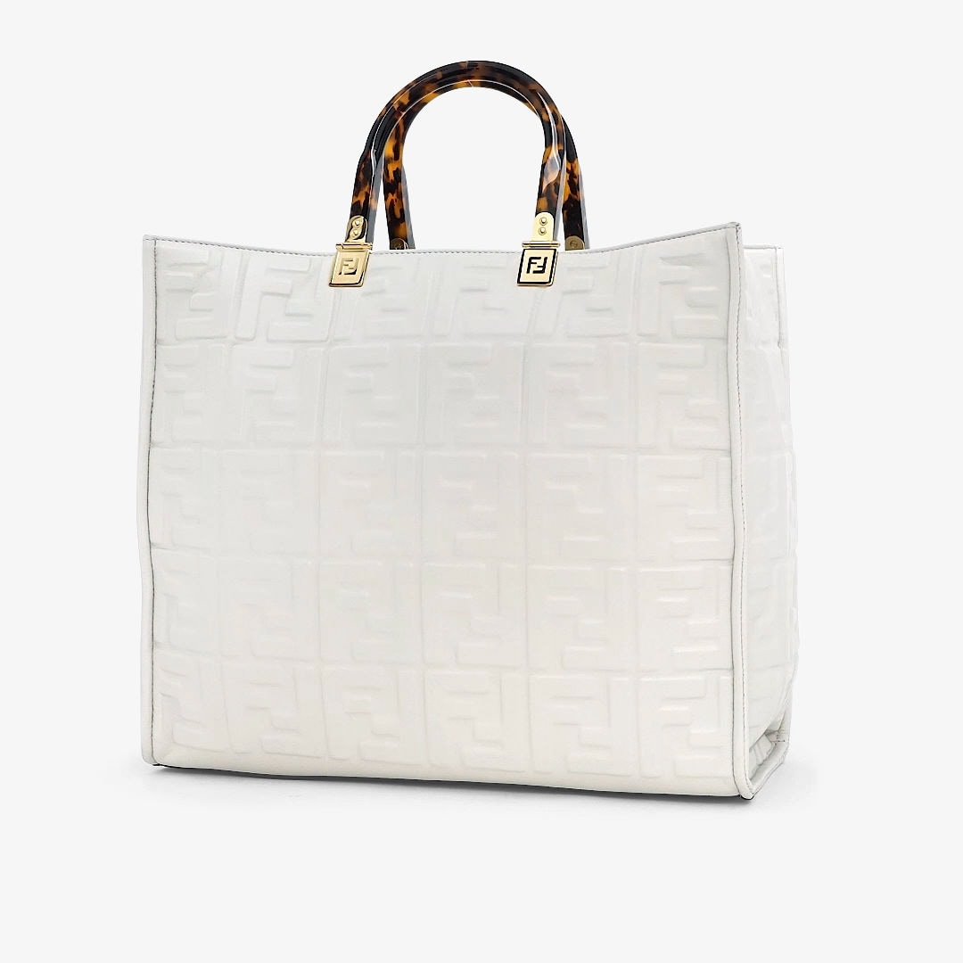 フェンディ サンシャイン ミディアム レザー ホワイト | Fendi
