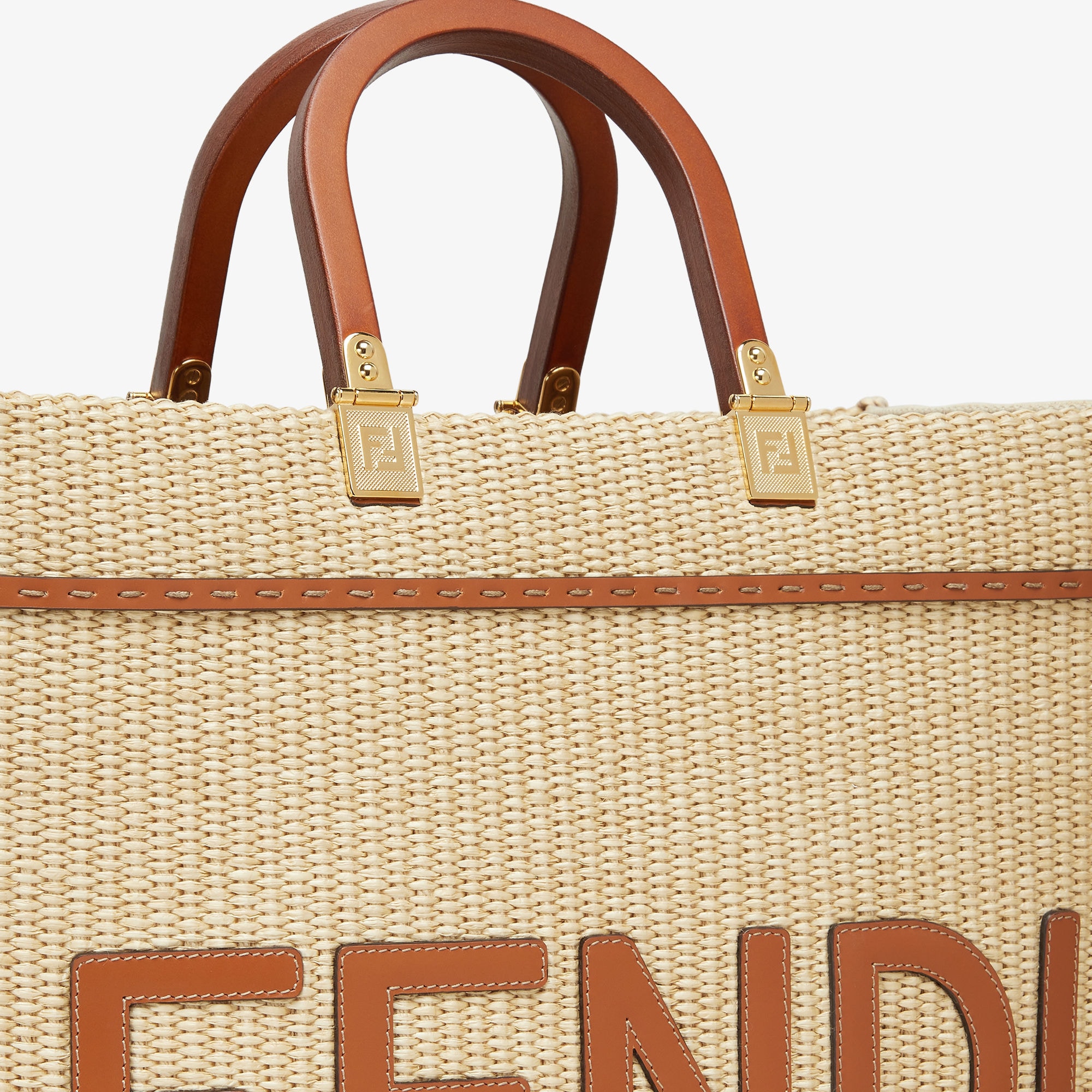 フェンディ サンシャイン ミディアム ラフィア ベージュ | Fendi フェンディ サンシャイン ミディアム ラフィア ベージュ | Fendi