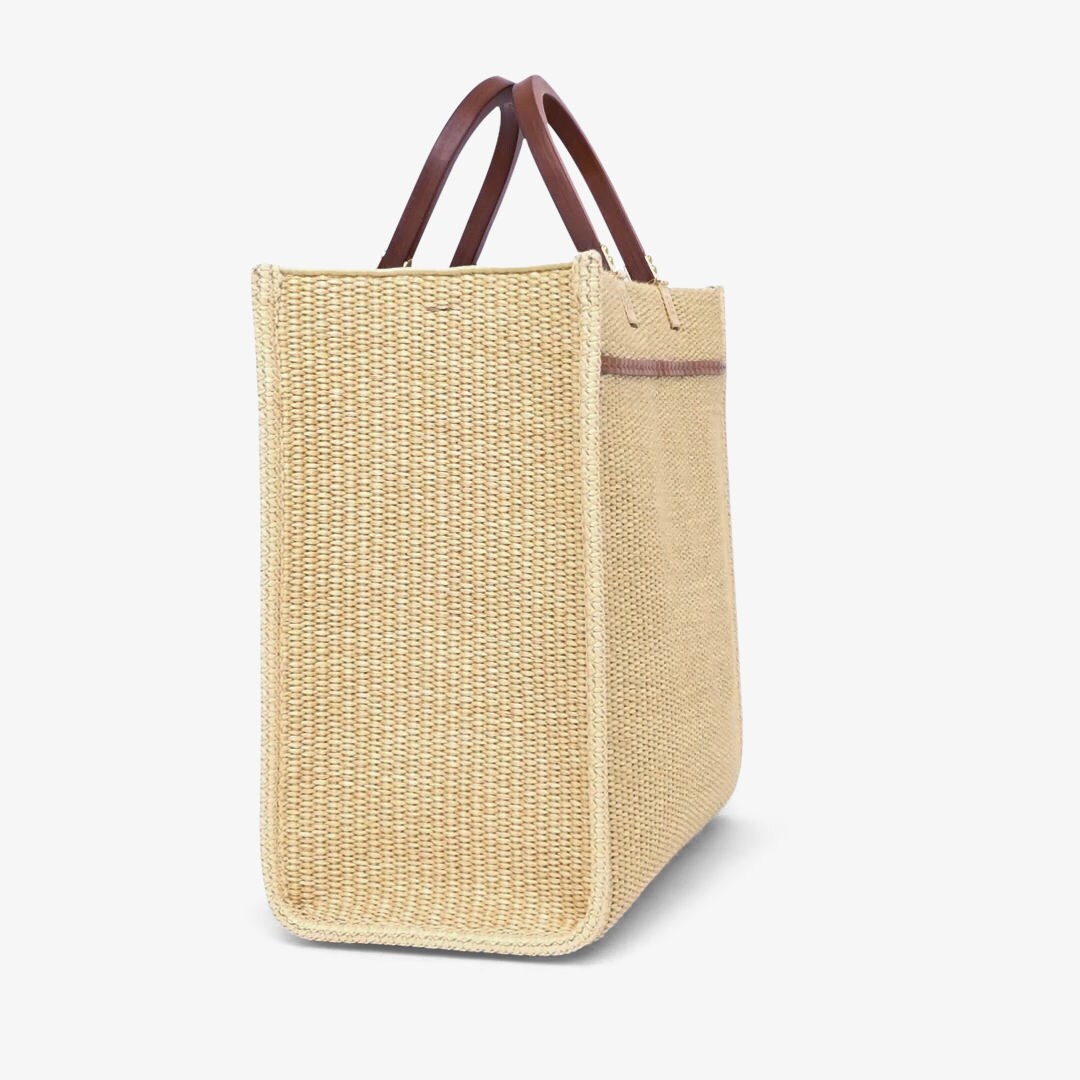 フェンディ サンシャイン ミディアム - 天然麦ストロー  