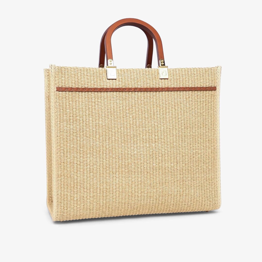 フェンディ サンシャイン ミディアム ラフィア ベージュ | Fendi