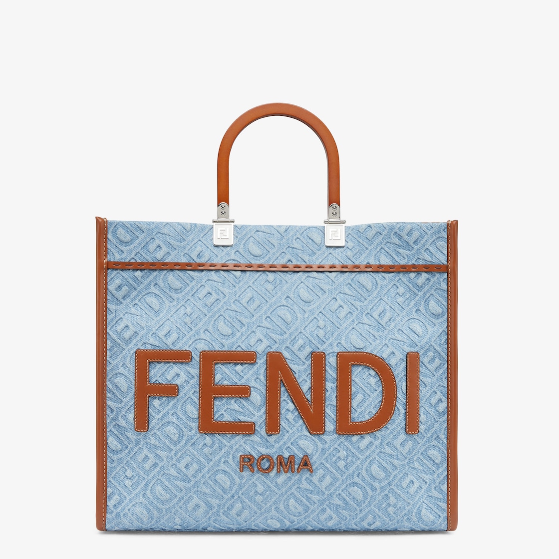 フェンディ サンシャイン ミディアム デニム ライトブルー | Fendi