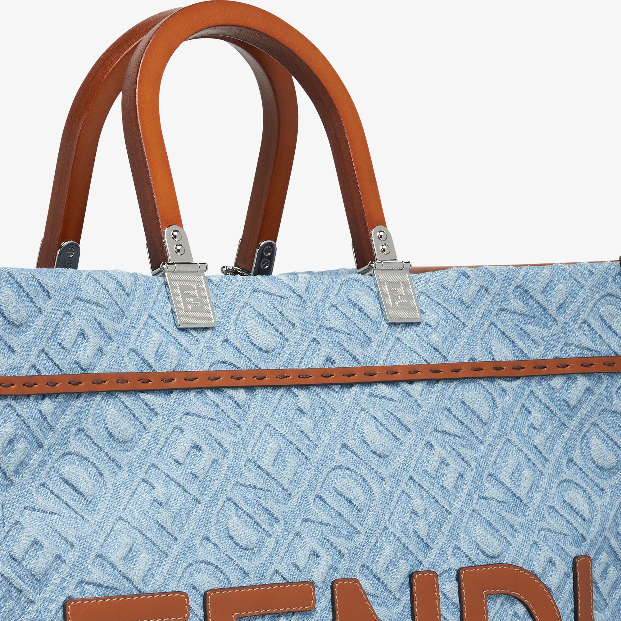 フェンディ サンシャイン ミディアム デニム ライトブルー | Fendi フェンディ サンシャイン ミディアム デニム ライトブルー | Fendi