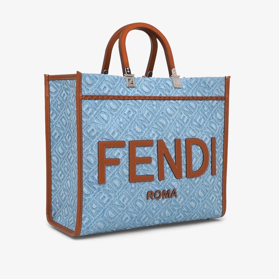 フェンディ サンシャイン ミディアム デニム ライトブルー | Fendi フェンディ サンシャイン ミディアム デニム ライトブルー | Fendi