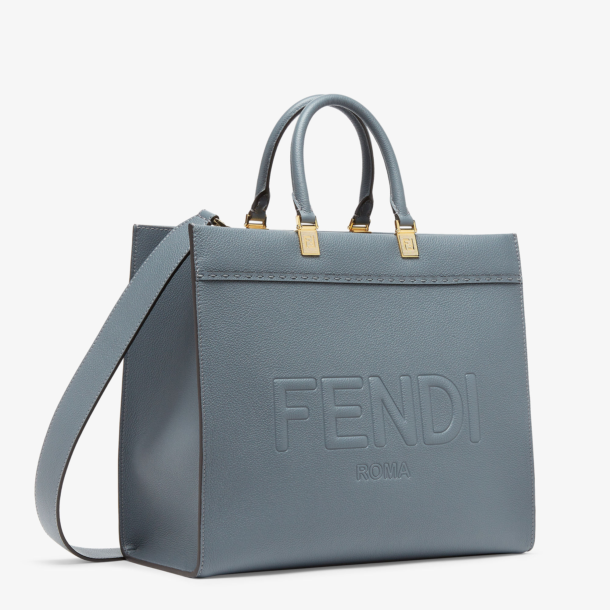 フェンディ サンシャイン ミディアム レザー ブルー | Fendi フェンディ サンシャイン ミディアム レザー ブルー | Fendi