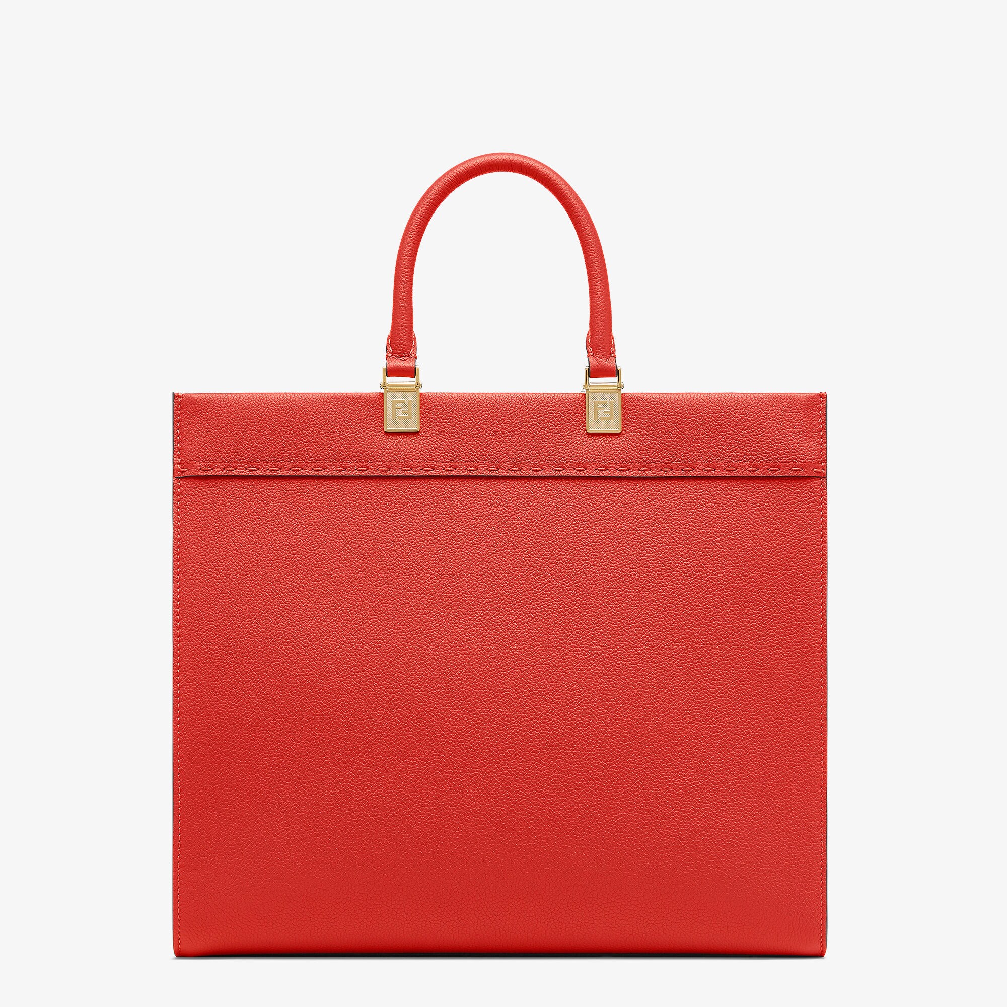 Fendi Sunshine MediumRed leather shopper