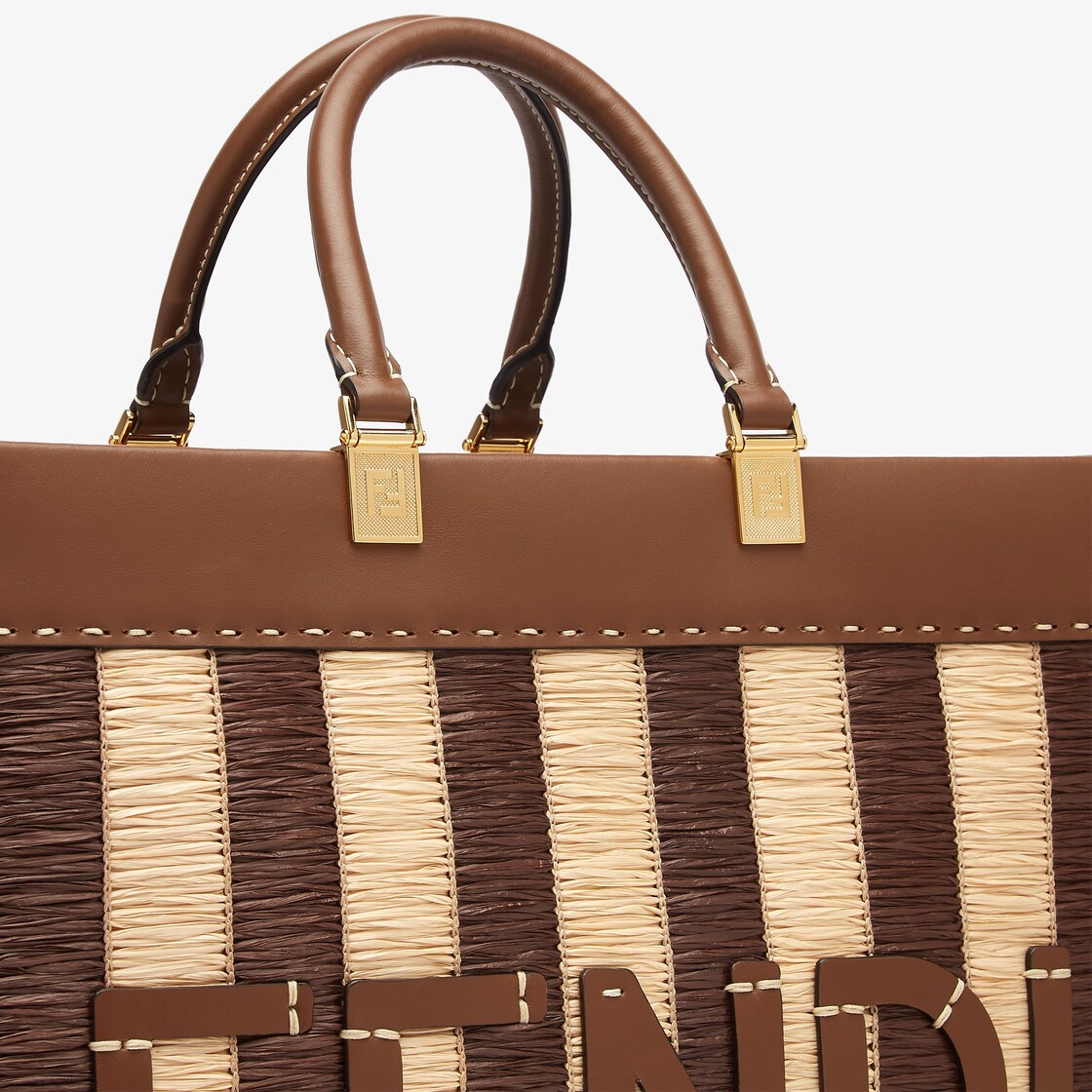 Fendi Sunshine Medium Fabric Brown - Image 5/5
