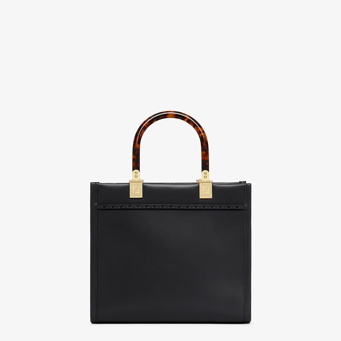 フェンディ サンシャイン スモール - ブラックレザー ショッパー | Fendi