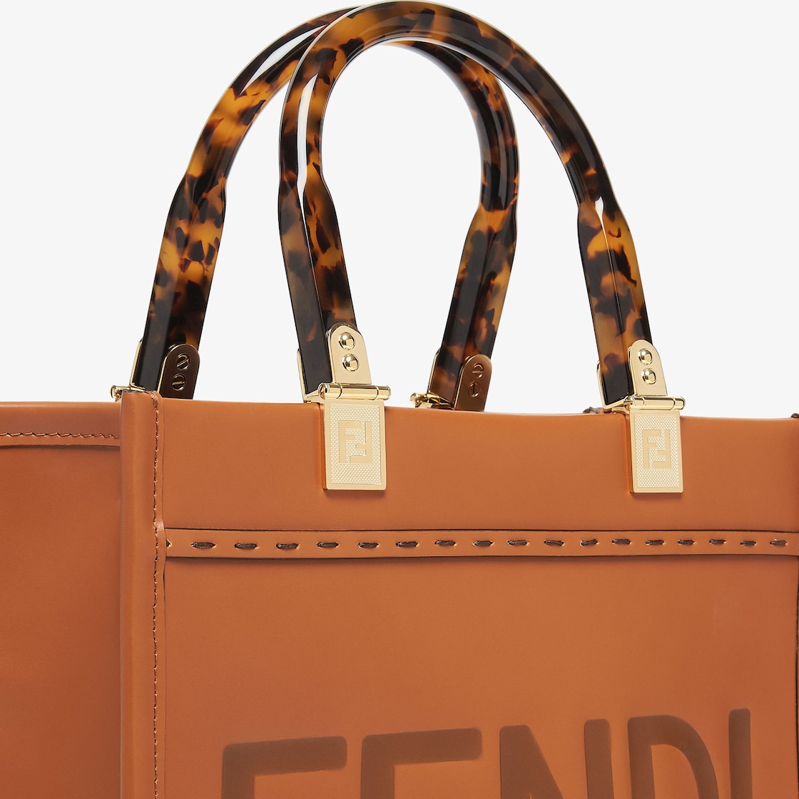 フェンディ サンシャイン スモール - ブラウンカーフレザー バッグ | Fendi