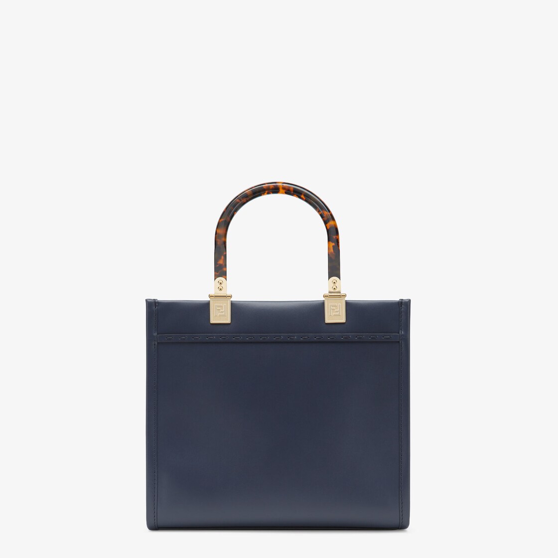 Fendi Sunshine Small - Blue leather shopper | Fendi