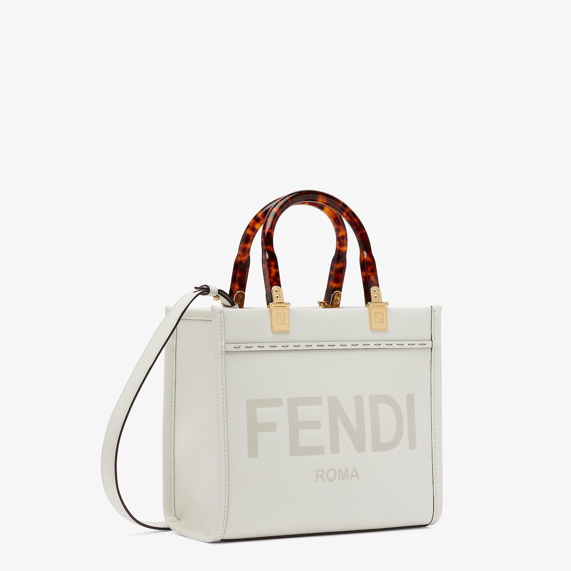 Fendi Women's Sunshine Small Bag - White - Totes