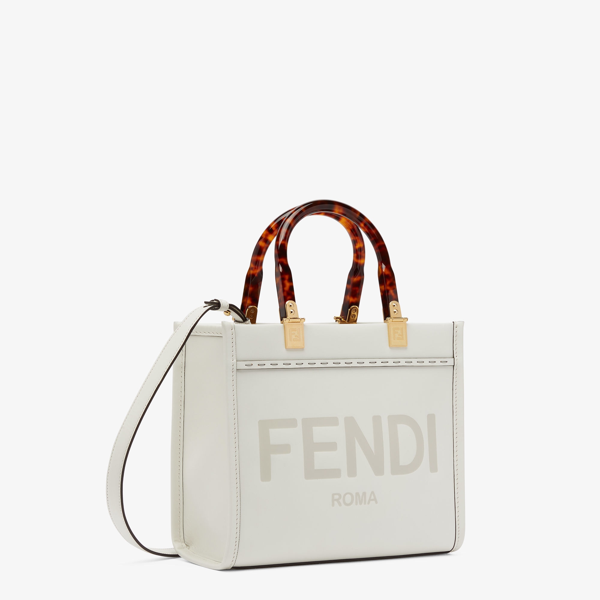 Fendi Sunshine Small Leather White | Fendi