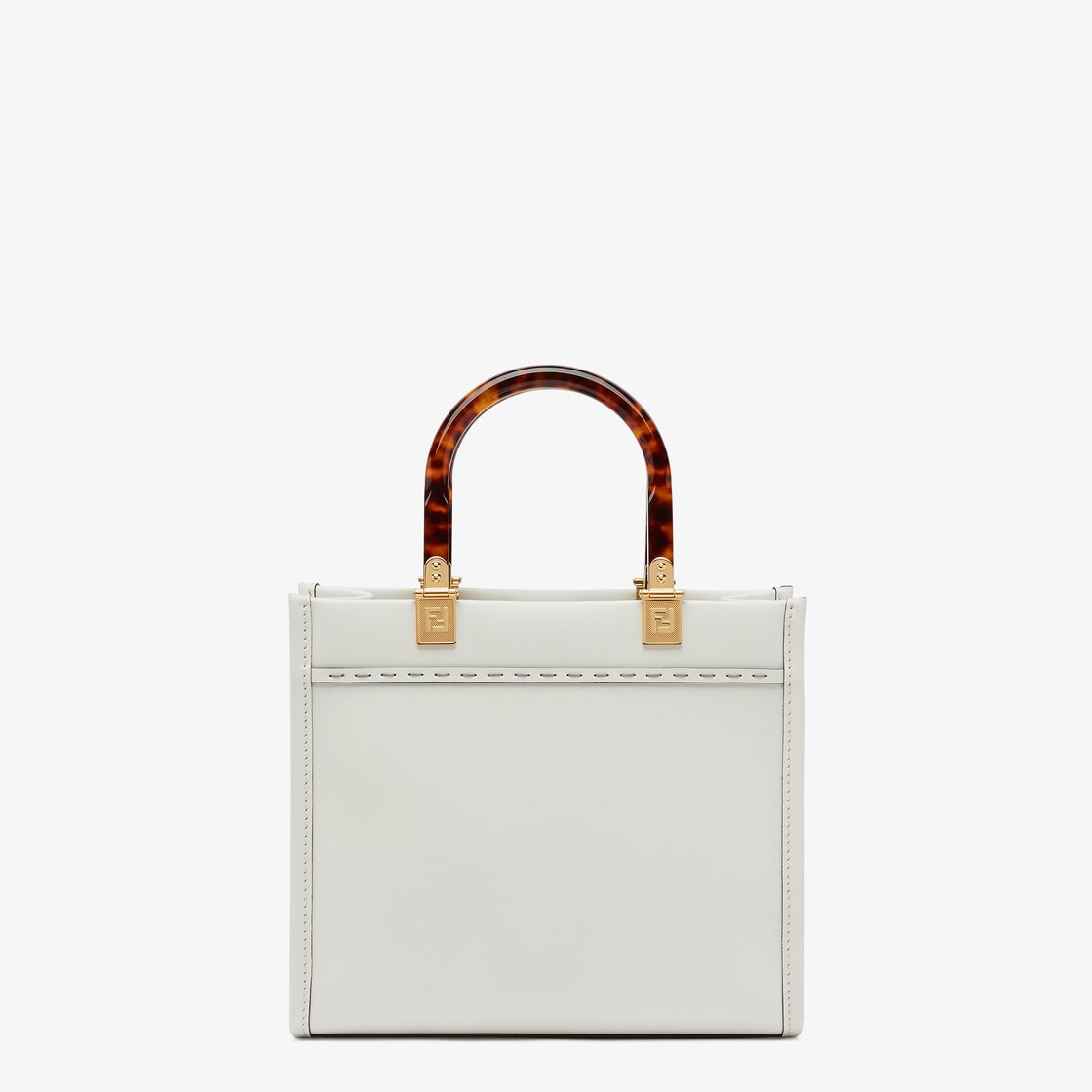 フェンディ サンシャイン スモール - ホワイト レザー ショッパー | Fendi