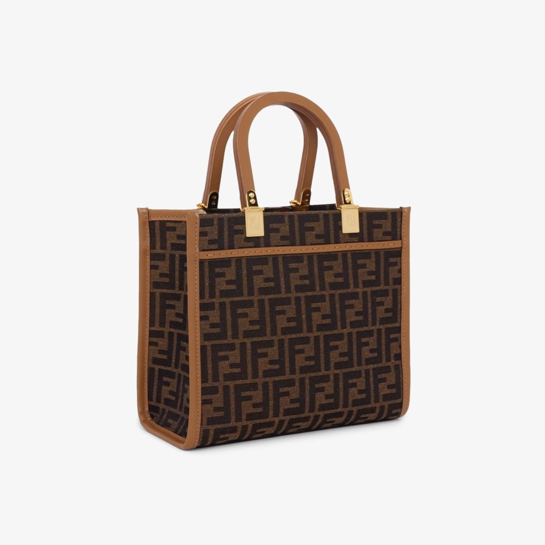 Fendi Sunshine Small Fabric Brown | Fendi Fendi Sunshine Small Fabric Brown | Fendi