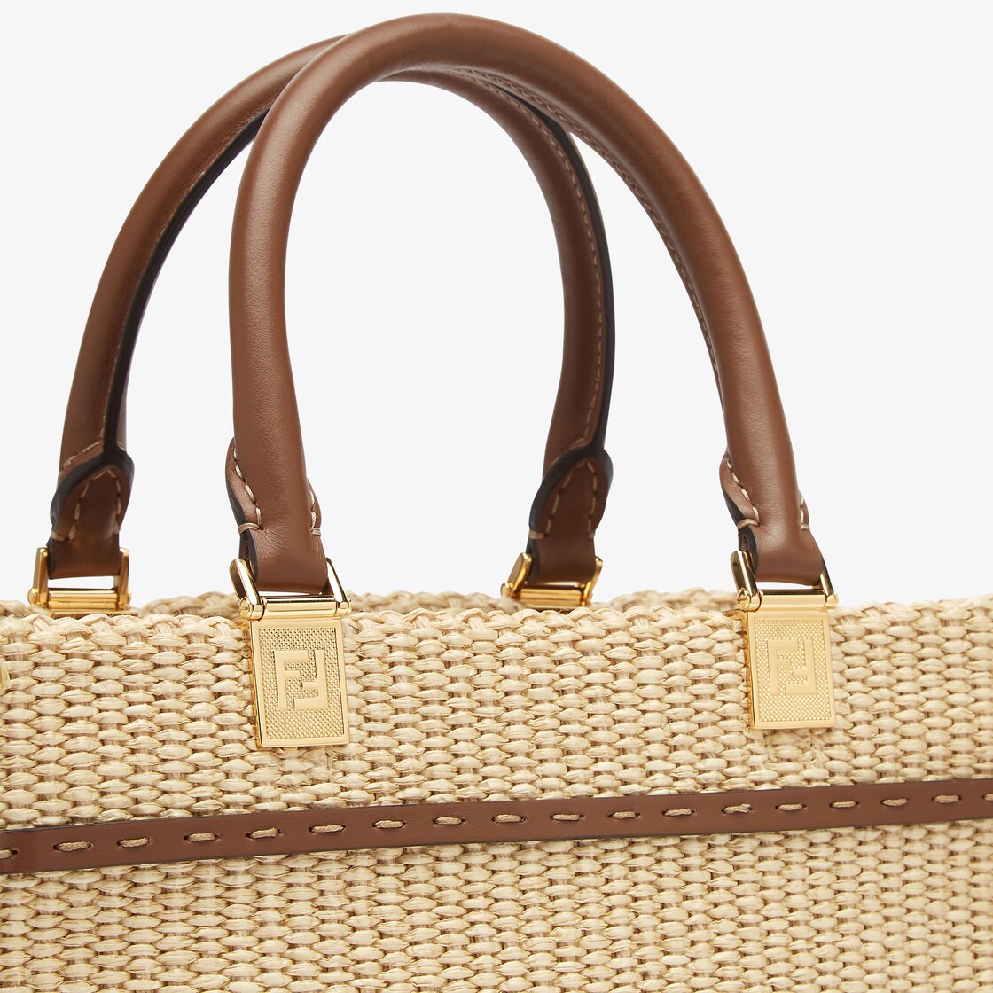 Fendi Sunshine Small Cotton Beige - Image 5/6