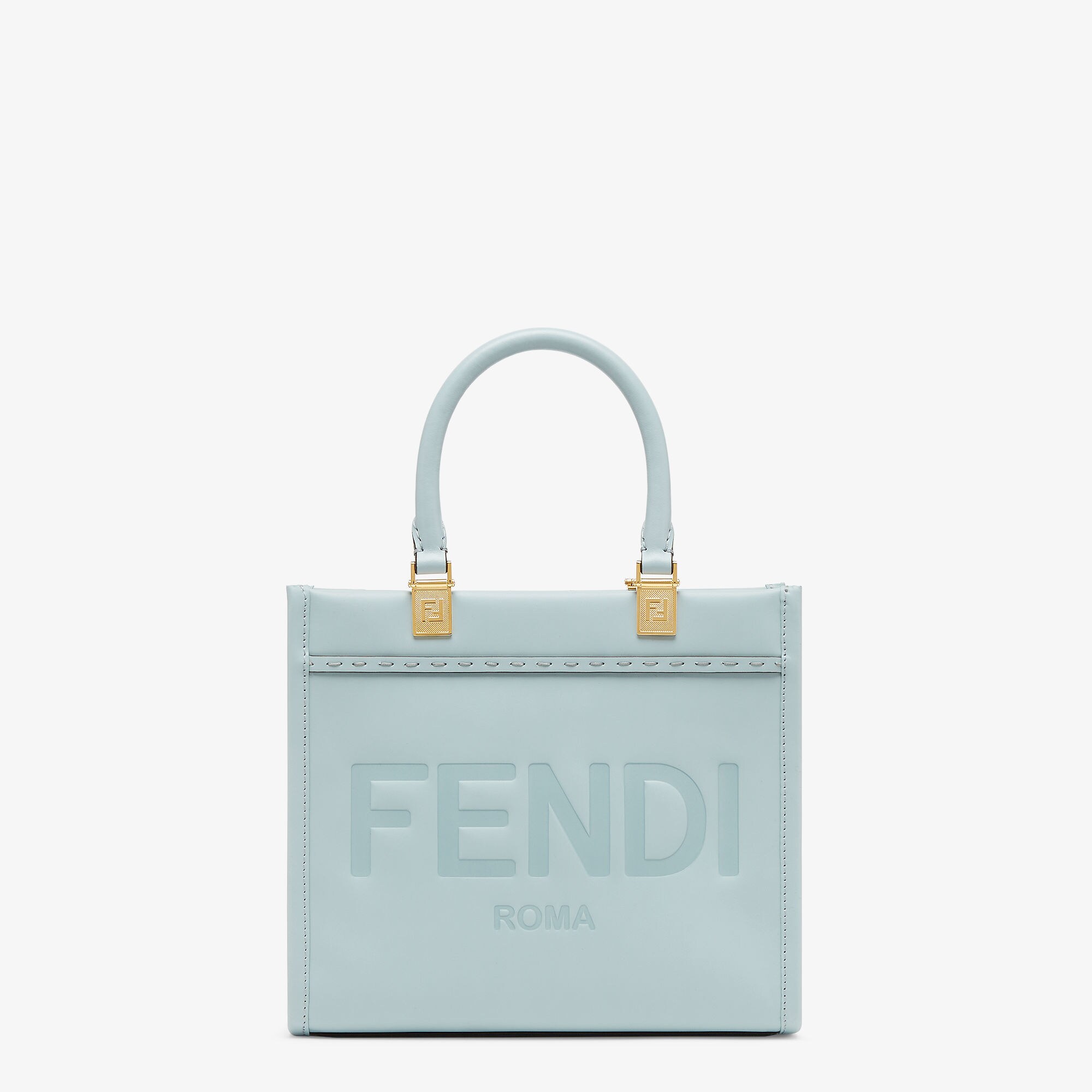 フェンディ サンシャイン スモール - ライトブルーレザー トートバッグ | Fendi