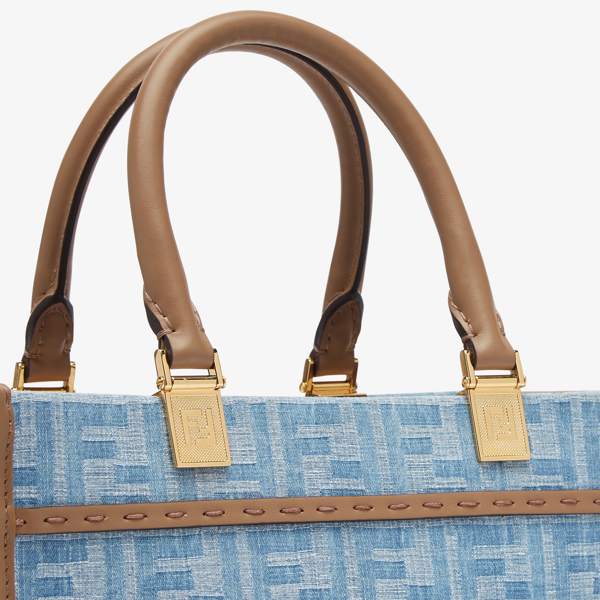 フェンディ サンシャイン スモール デニム ライトブルー | Fendi フェンディ サンシャイン スモール デニム ライトブルー | Fendi