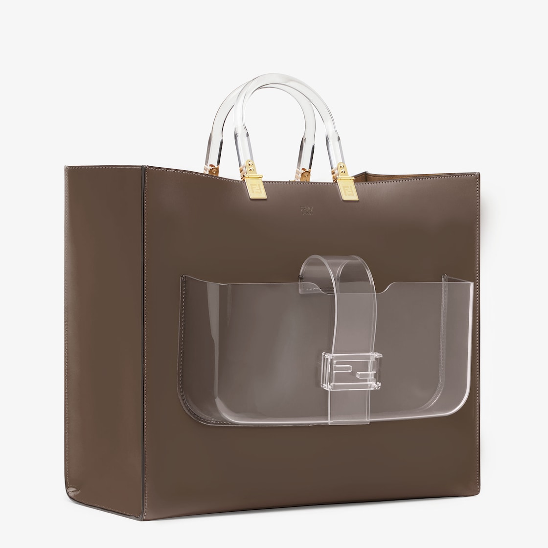 حقيبة Fendi Sunshine بحجم كبير
