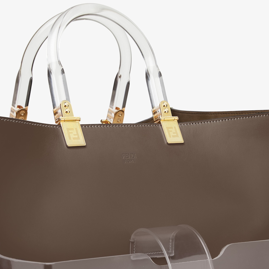 حقيبة Fendi Sunshine بحجم كبير
