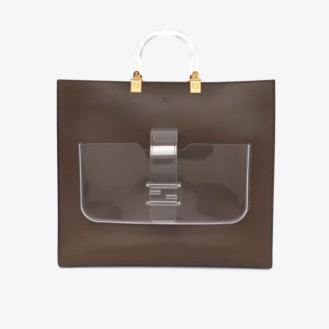 حقيبة Fendi Sunshine بحجم كبير