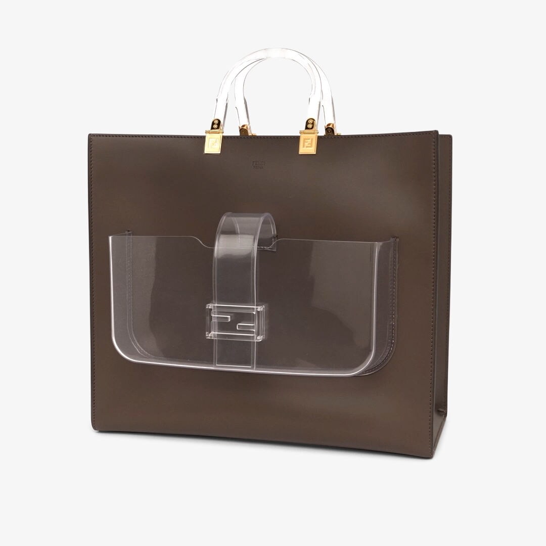حقيبة Fendi Sunshine بحجم كبير