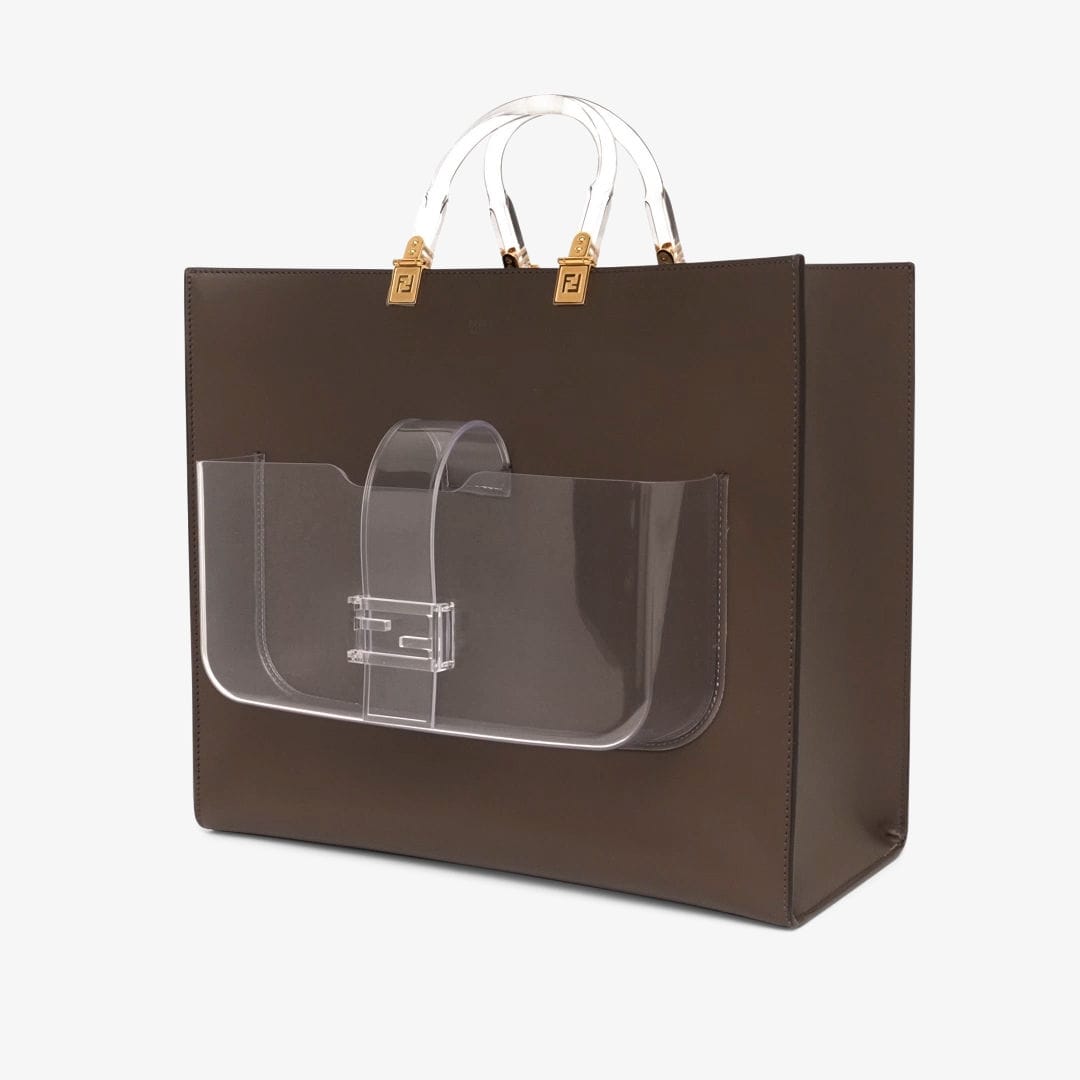 حقيبة Fendi Sunshine بحجم كبير