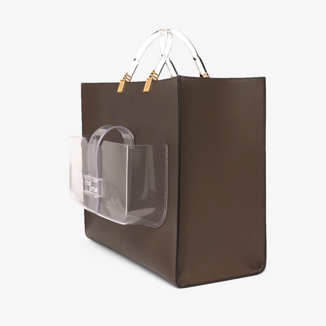 حقيبة Fendi Sunshine بحجم كبير