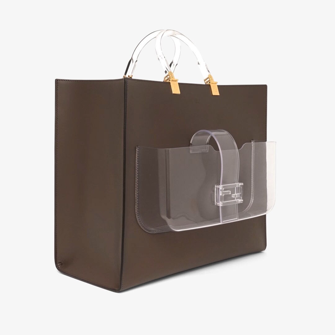 حقيبة Fendi Sunshine بحجم كبير