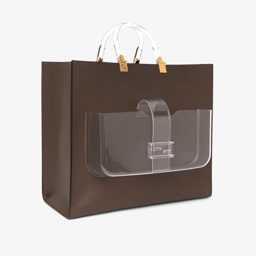 حقيبة Fendi Sunshine بحجم كبير