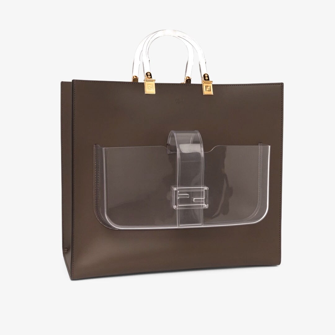 حقيبة Fendi Sunshine بحجم كبير