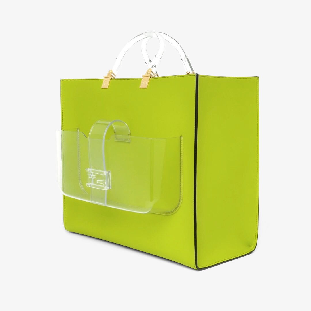 حقيبة Fendi Sunshine بحجم كبير