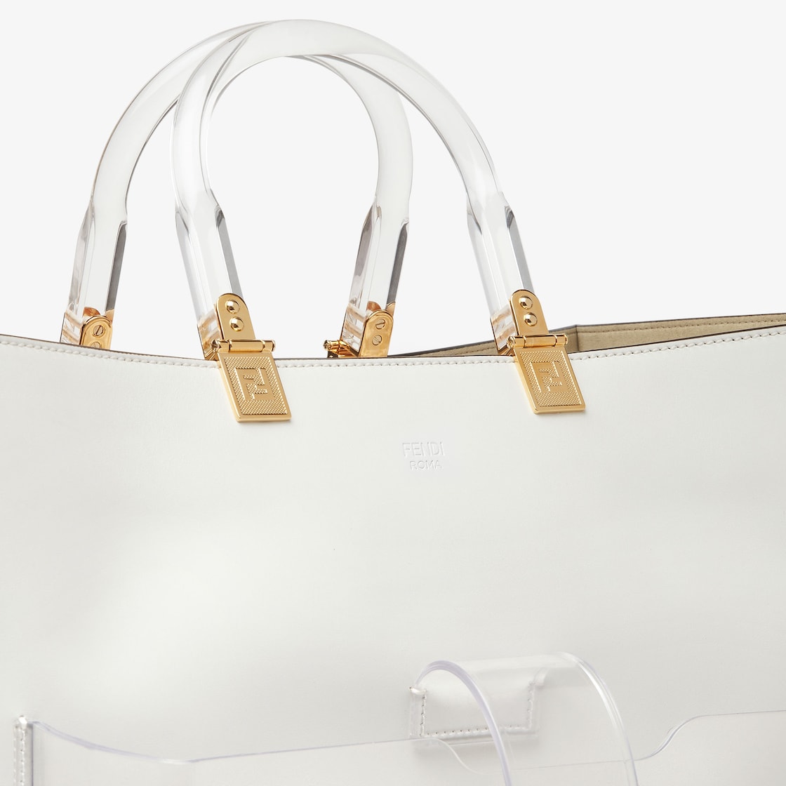حقيبة Fendi Sunshine بحجم كبير
