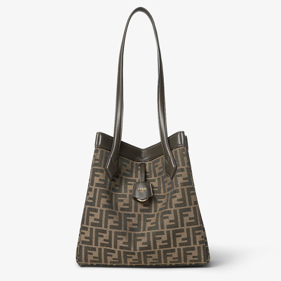 Fendi Origami Medium Fabric Brown - Image 1/8