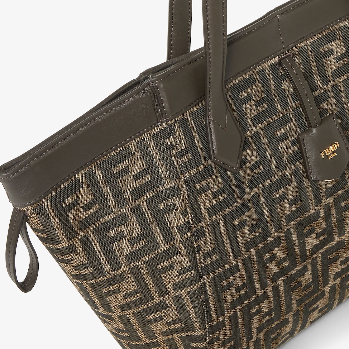 Fendi Origami Medium Fabric Brown - Image 5/8