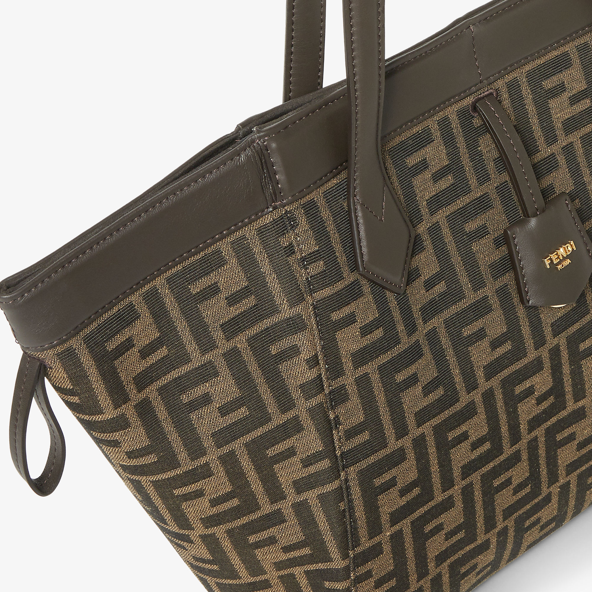 Fendi Origami Medium Fabric Brown | Fendi