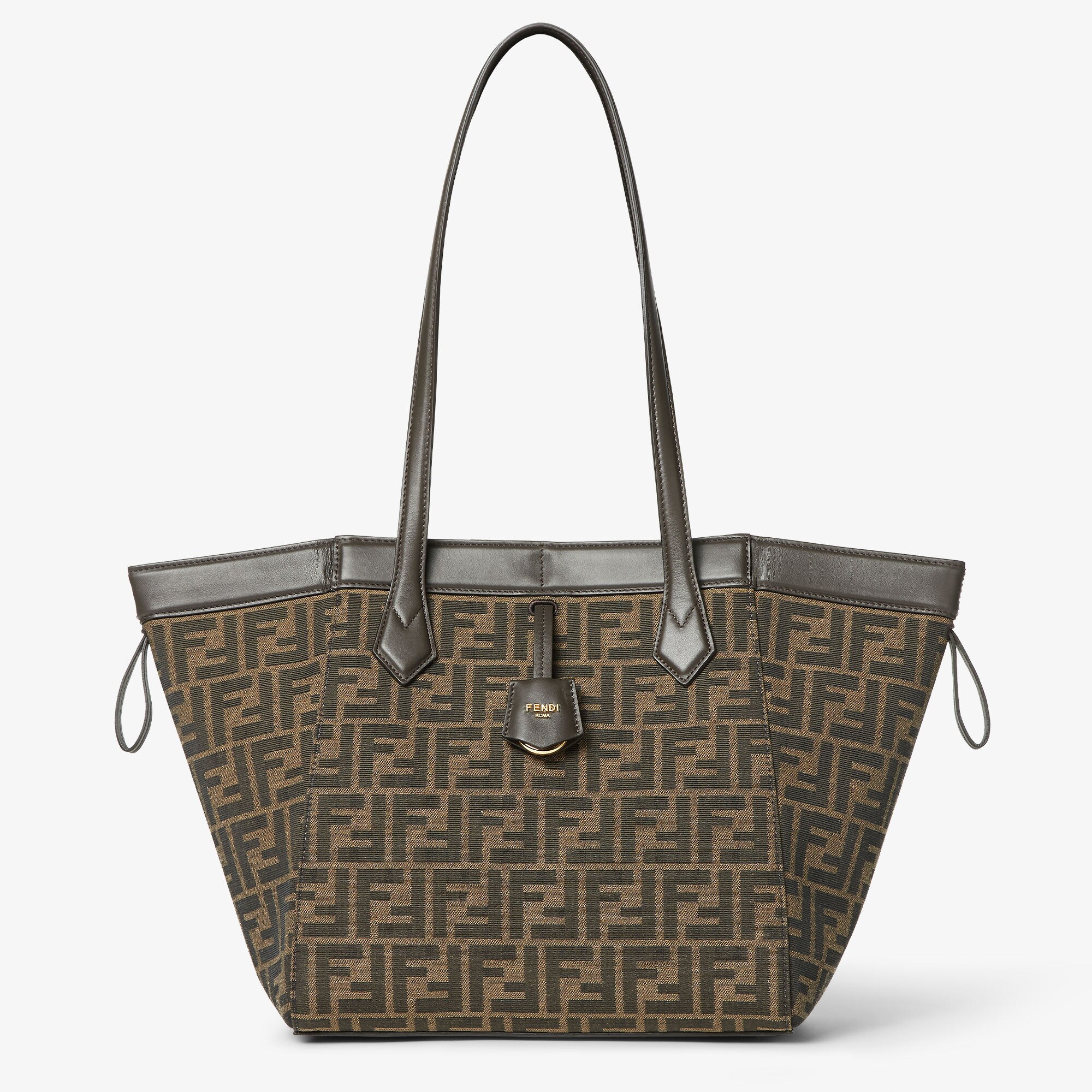Fendi Origami ミディアム ファブリック ブラウン | Fendi