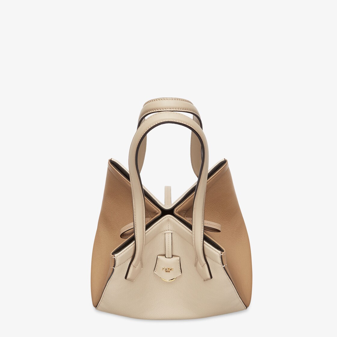 Fendi Origami Medium Leather Beige - Image 4/7