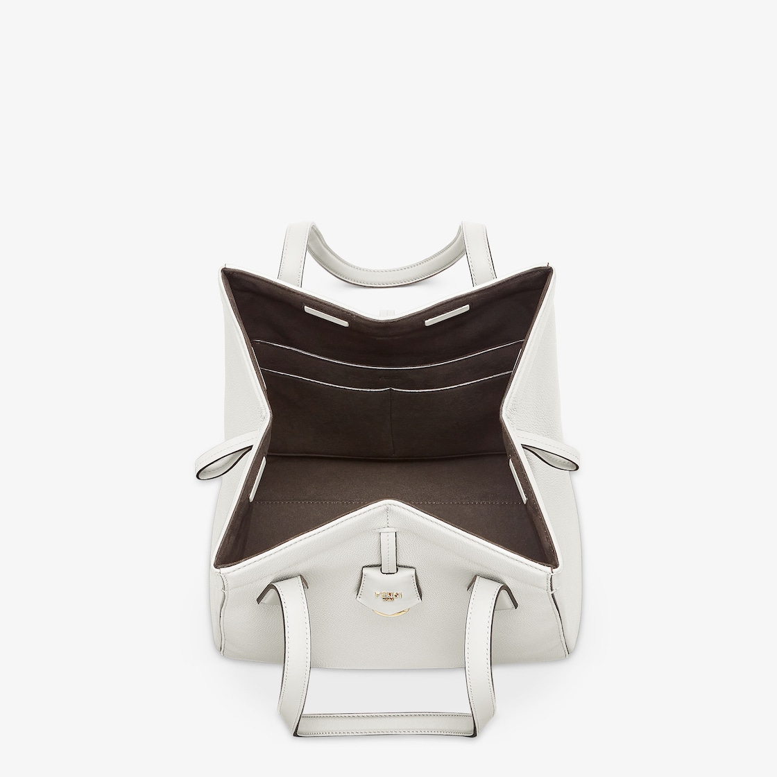 Fendi Origami Medium Leather White | Fendi Fendi Origami Medium Leather White | Fendi