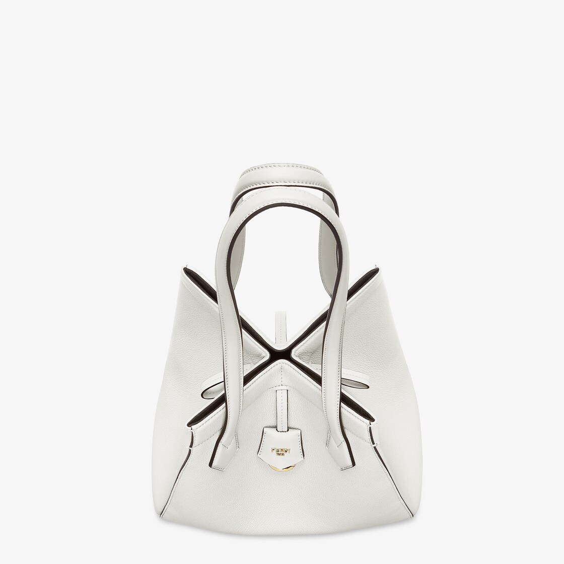 Fendi Origami Medium Leather White - Image 4/7