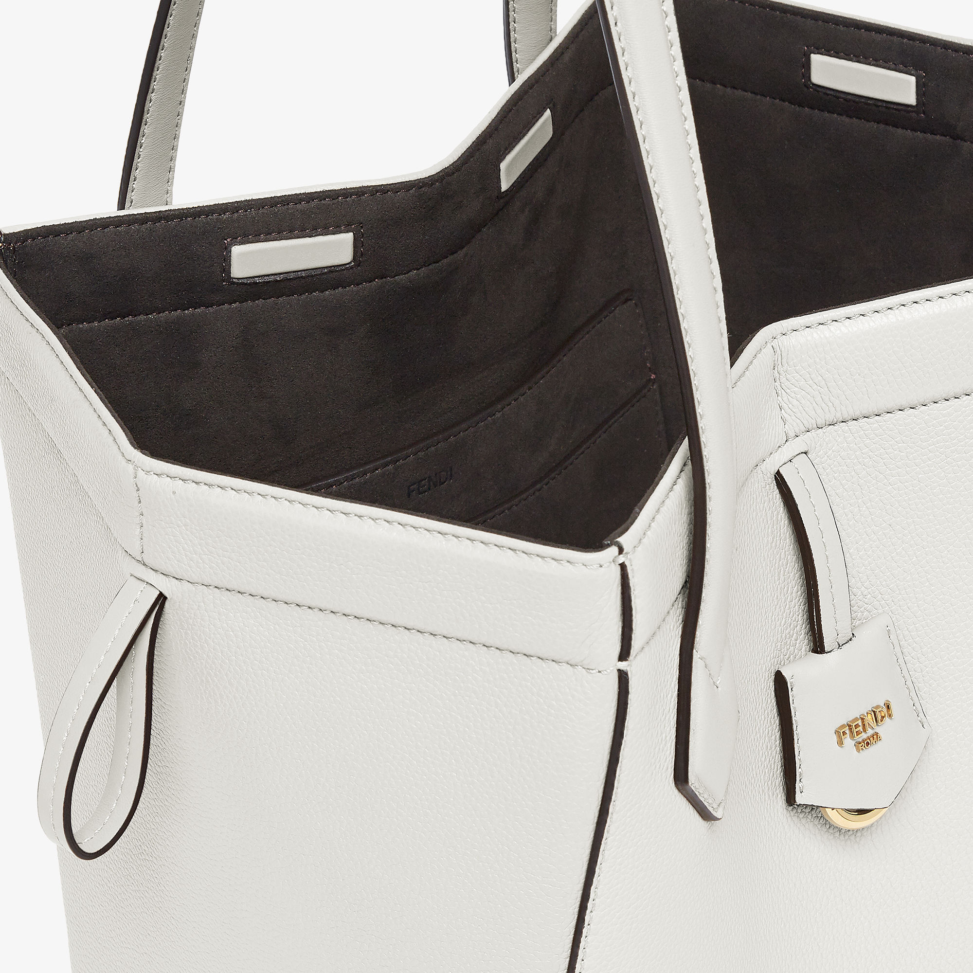 【日本製】 Fendi Origami Medium Leather White | Fendi バッグ