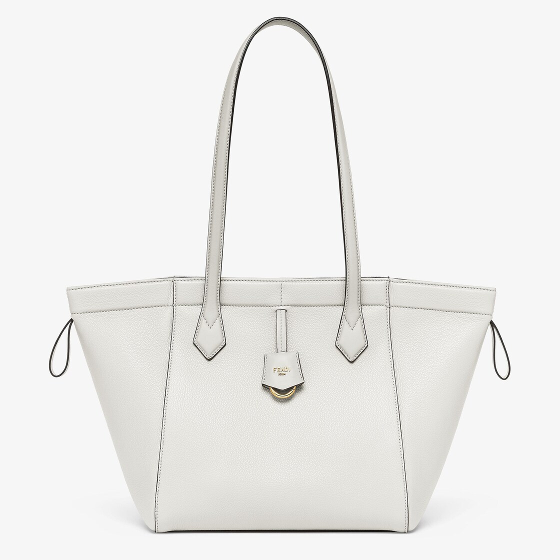 Fendi white bucket outlet bag